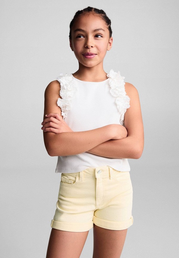 Mango Kids Шорты джинсовые - CHIP - фото 4