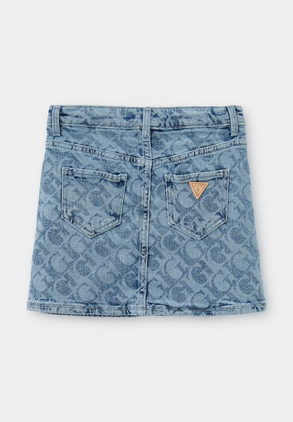 Юбка джинсовая Guess, цвет: голубой, RTLADM442601 — купить в интернет ...