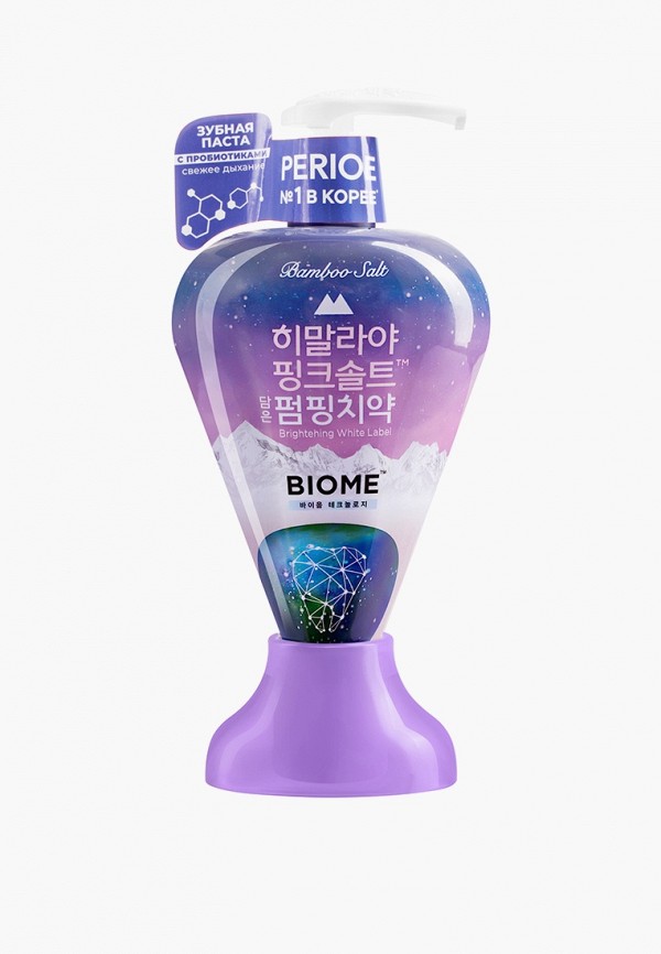Perioe Зубная паста - с гималайской розовой солью, с дозатором - фото 1