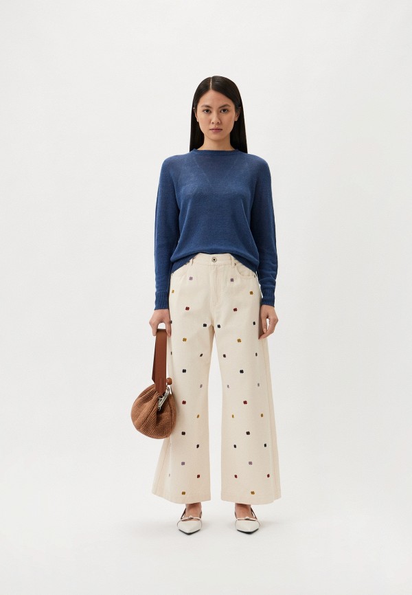 Джинсы Weekend Max Mara OGGERI, цвет: белый, RTLADM485101 — купить в ...
