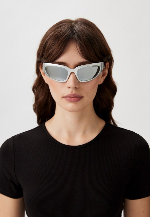 Очки солнцезащитные Marc Jacobs MARC 738/S 79D, цвет: серебряный ...