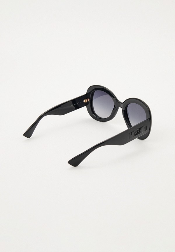 o(^-^)o Очки солнцезащитные Moschino MOS162/S 807, цвет: черный