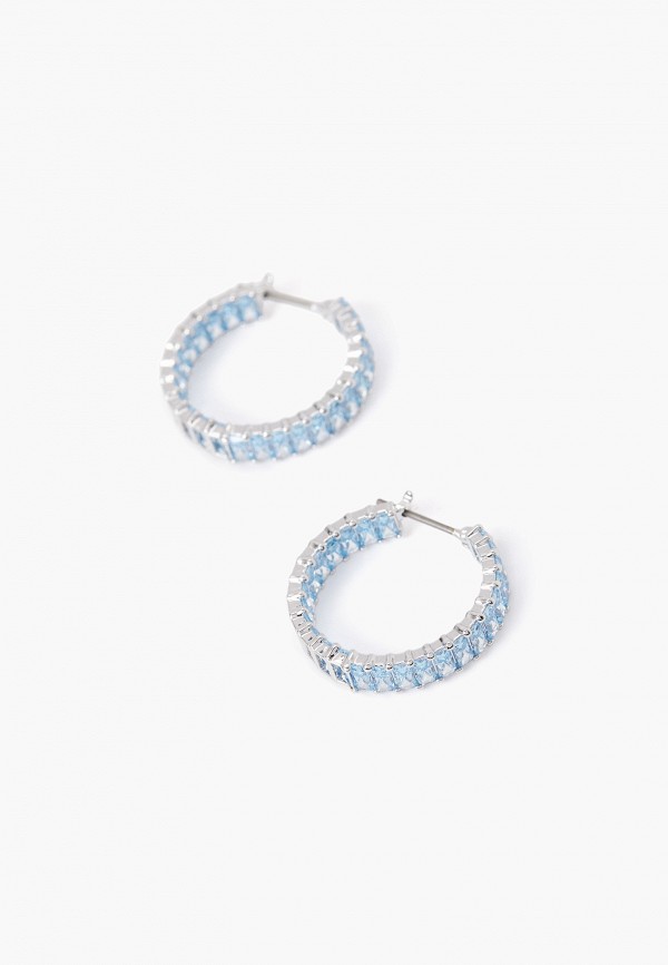 Серьги Swarovski® Matrix, с гальваническим покрытием из золота, рутения ...