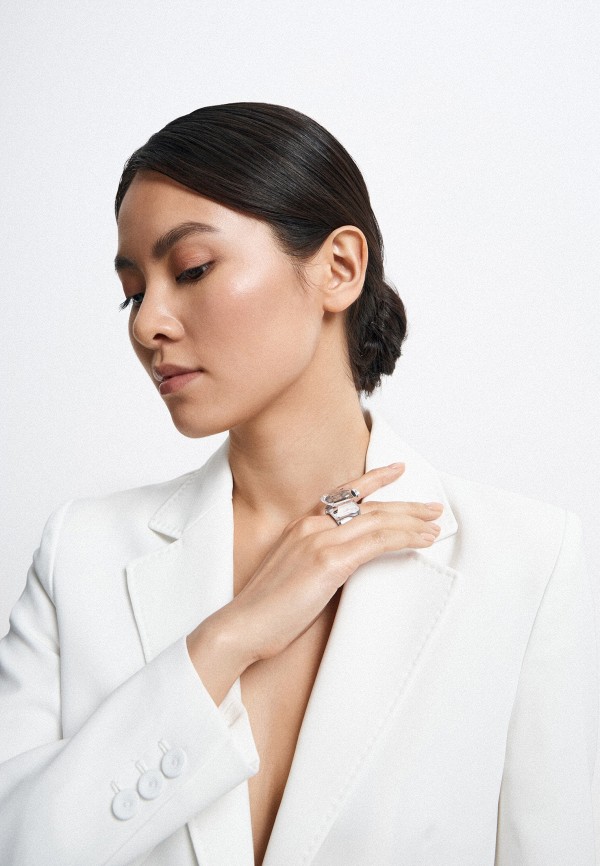 Swarovski® Кольцо - Lucent, с гальваническим покрытием из золота, рутения, родия - фото 5