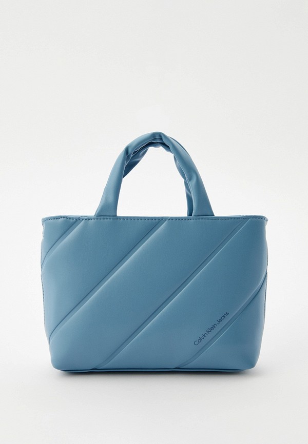 Calvin klein blue tote bag sales