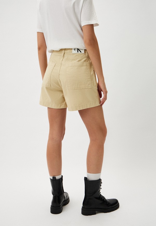 Шорты Calvin Klein Jeans, цвет: желтый, RTLADN098401 — купить в ...