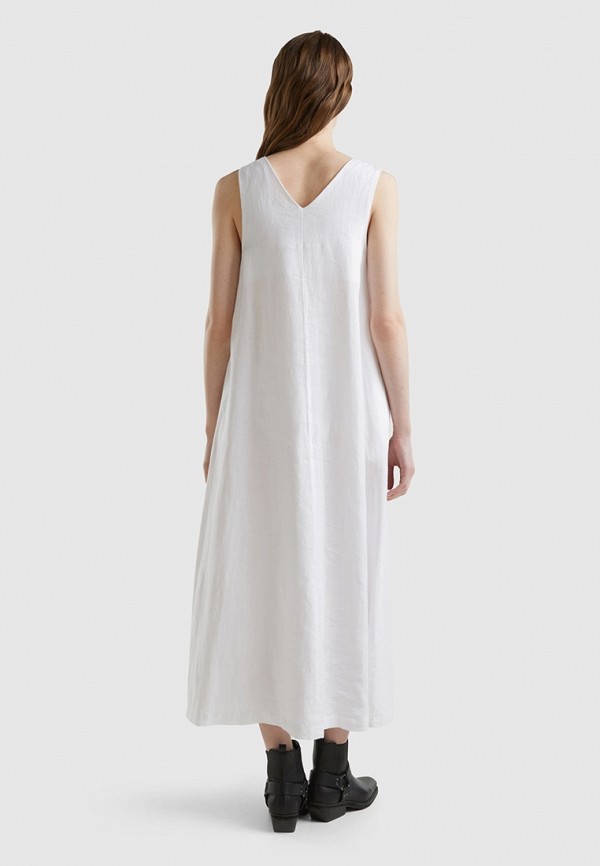 Платье United Colors of Benetton, цвет: белый, RTLADN107301 — купить в ...