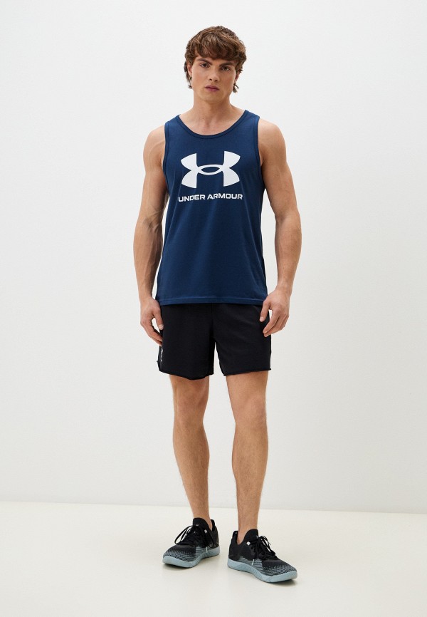 Майка Under Armour UA SPORTSTYLE LOGO TANK, цвет: синий, RTLADN203201 ...
