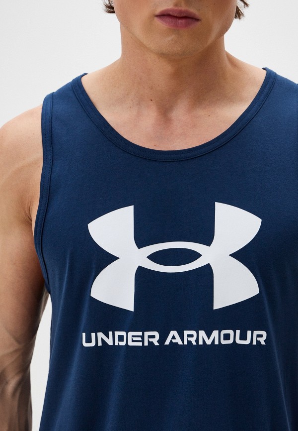 Майка Under Armour UA SPORTSTYLE LOGO TANK, цвет: синий, RTLADN203201 ...