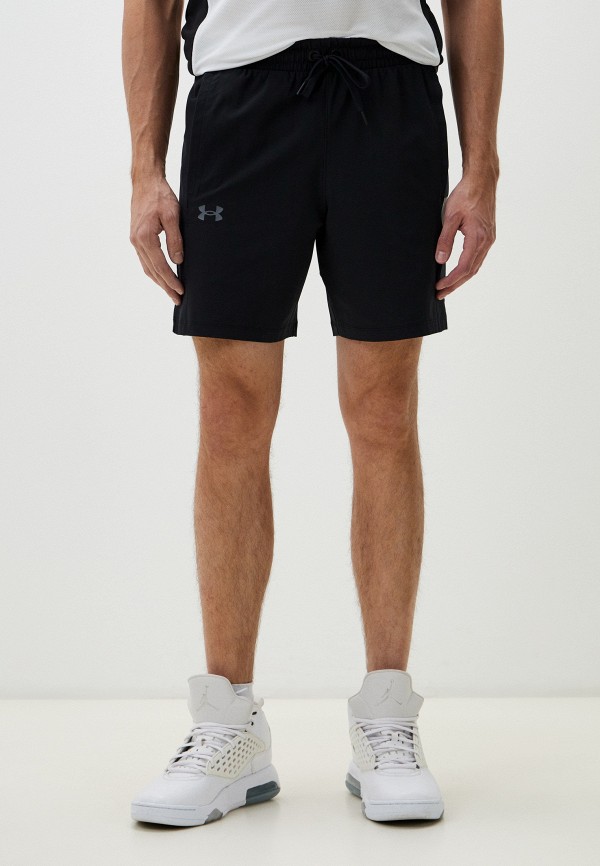 Шорты спортивные Under Armour UA BASELINE WOVEN SHORT, цвет: черный ...