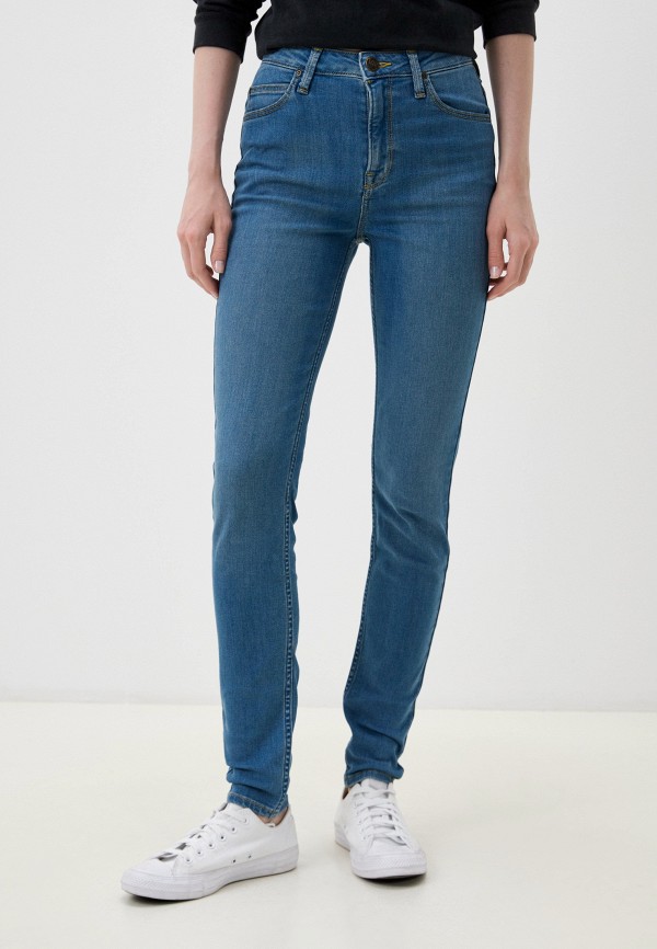 Джинсы Lee SKINNY HIGH WAIST, цвет: голубой, RTLADN297401 — купить в ...