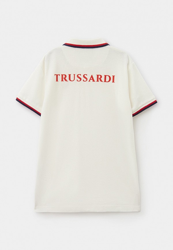 Поло Trussardi Junior, цвет: белый, RTLADN389101 — купить в интернет ...