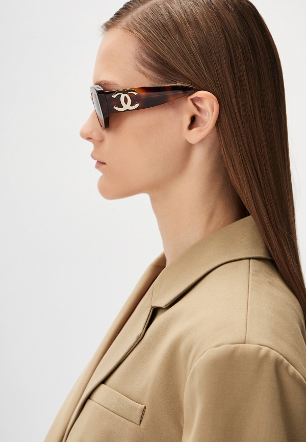 Chanel Очки солнцезащитные - 0CH5493 1295S9, с поляризационными линзами - фото 6
