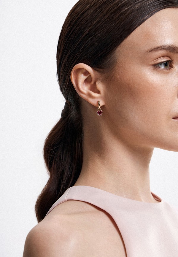 Swarovski® Серьги - Chroma, покрытие золотом - фото 5