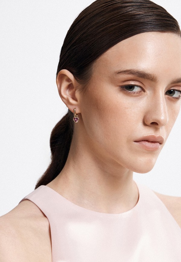 Swarovski® Серьги - Chroma, покрытие золотом - фото 4