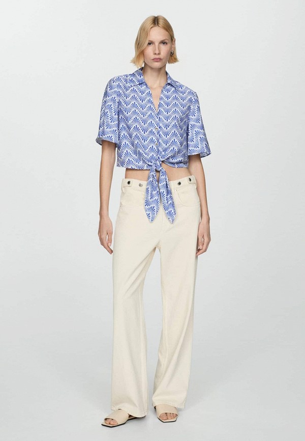 Mango Блуза - PLUM - фото 4