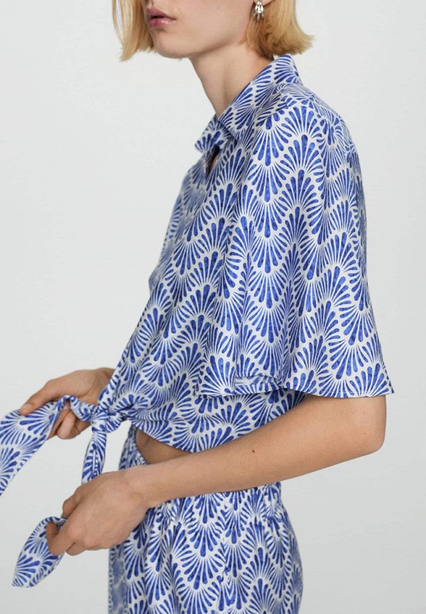 Mango Блуза - PLUM - фото 5