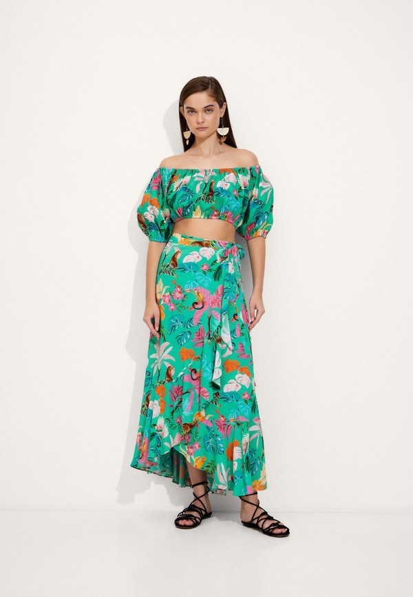 Топ пляжный Seafolly Australia, цвет: зеленый, RTLADN890601 — купить в ...