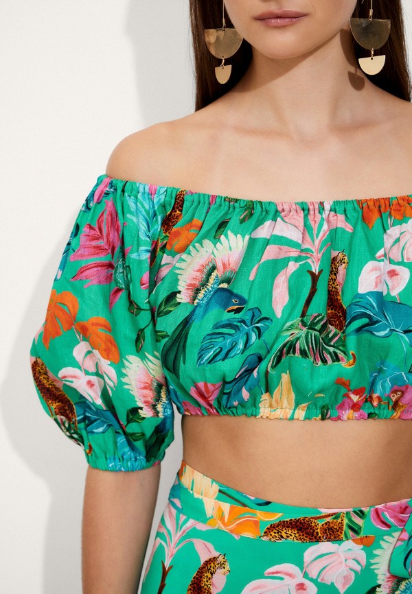 Топ пляжный Seafolly Australia, цвет: зеленый, RTLADN890601 — купить в ...