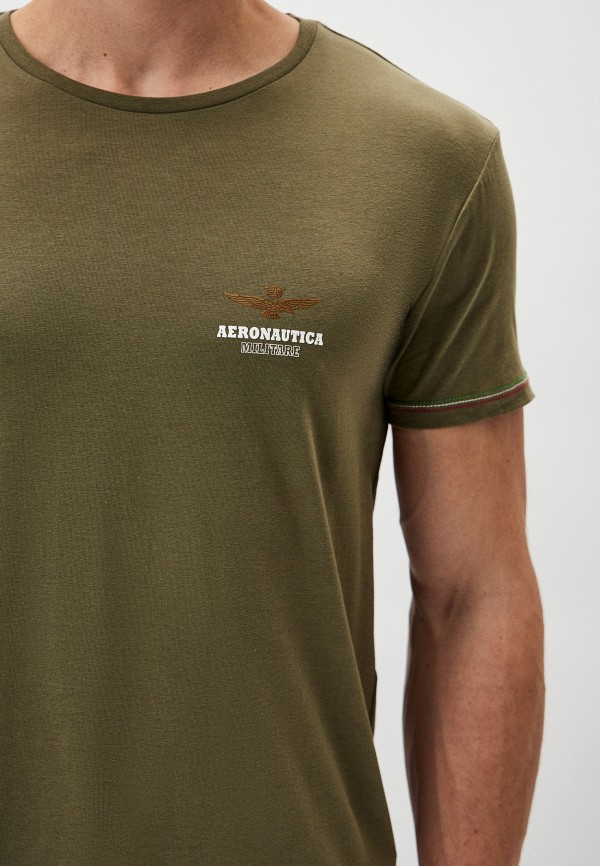 Футболка Aeronautica Militare, цвет: хаки, RTLADN901101 — купить в ...