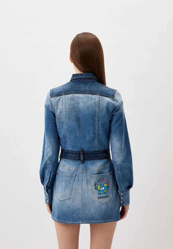 Dsquared2 Платье джинсовое - фото 3