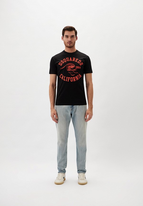 Футболка Dsquared2, цвет: черный, RTLADN905301 — купить в интернет ...