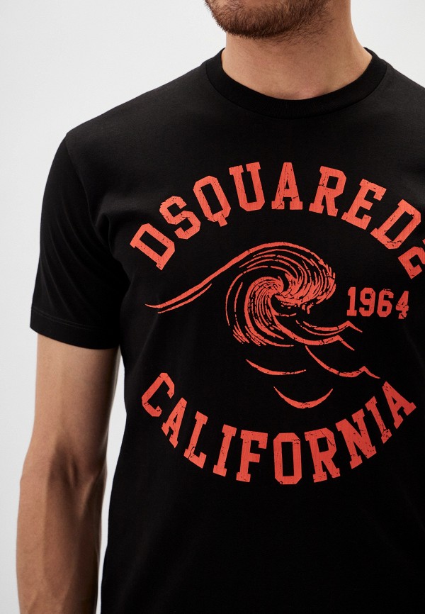 Футболка Dsquared2, цвет: черный, RTLADN905301 — купить в интернет ...