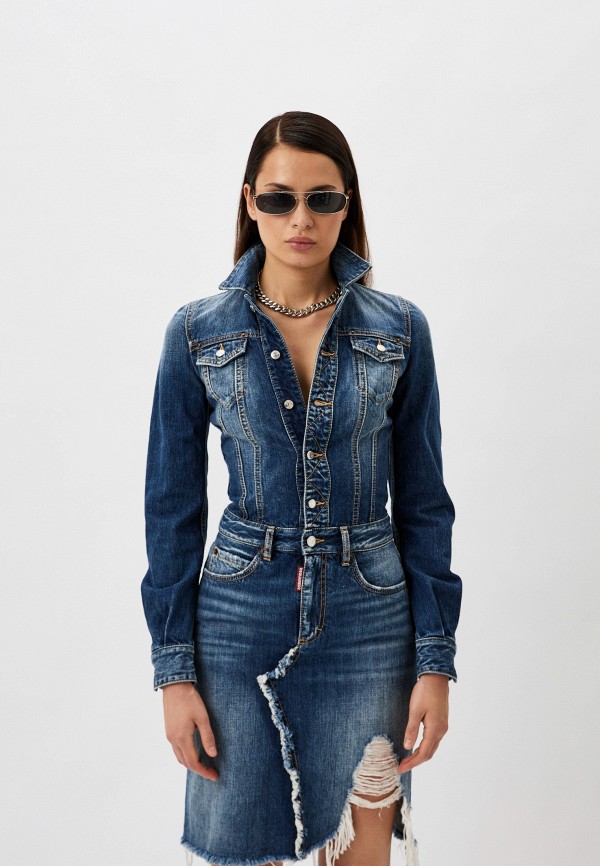 Dsquared2 Платье джинсовое - фото 2