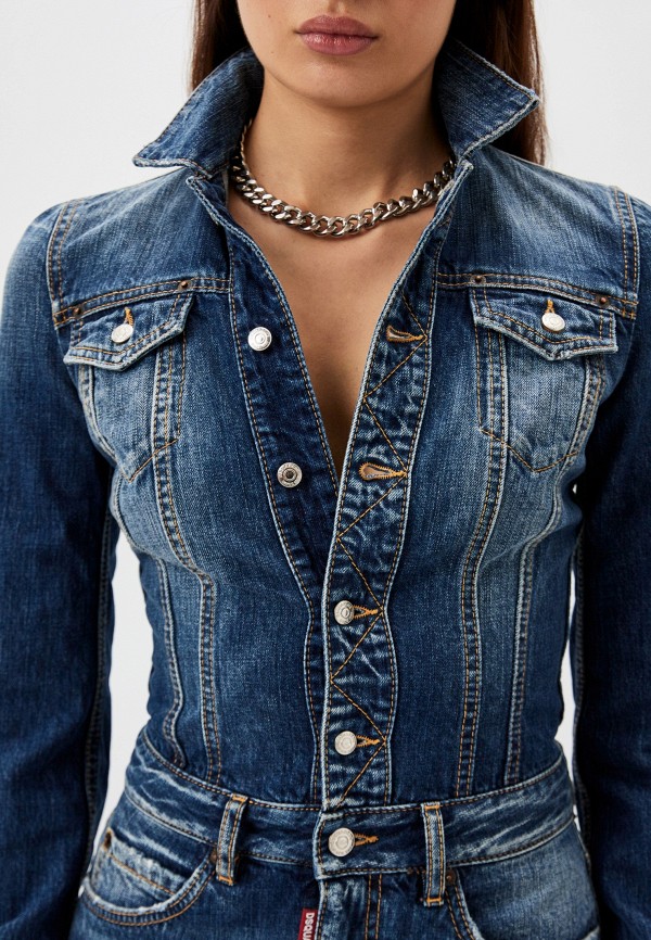 Dsquared2 Платье джинсовое - фото 4