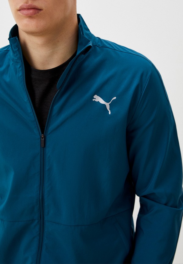 Ветровка PUMA RUN FAVORITE WOVEN JACKET M, цвет: бирюзовый ...