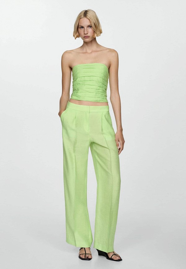 Mango Брюки - LIME - фото 2