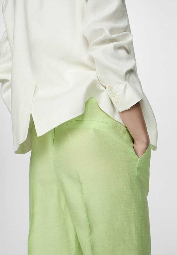 Mango Брюки - LIME - фото 4