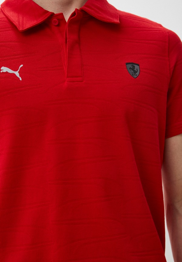 PUMA Поло - Ferrari Style Jacquard Polo - фото 4