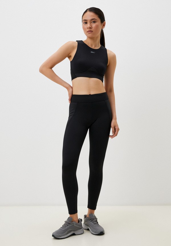 Reebok Топ спортивный - LUX CONTOUR CROP - фото 2