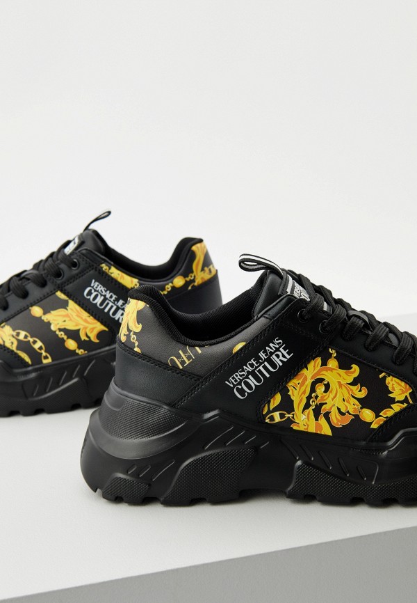Кроссовки Versace Jeans Couture, цвет: черный, RTLADO667501 — купить в ...