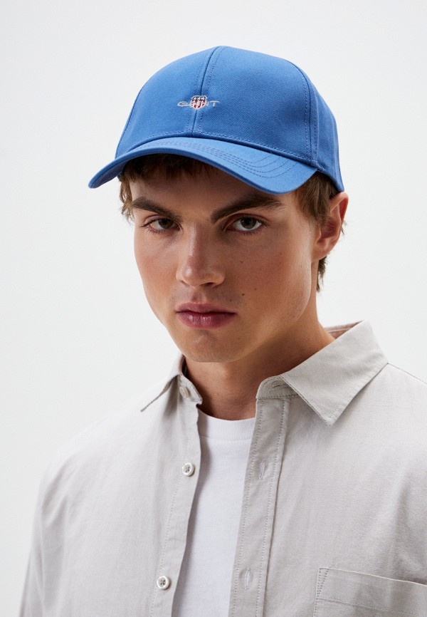 Бейсболка Gant, цвет: синий, RTLADO730401 — купить в интернет-магазине ...