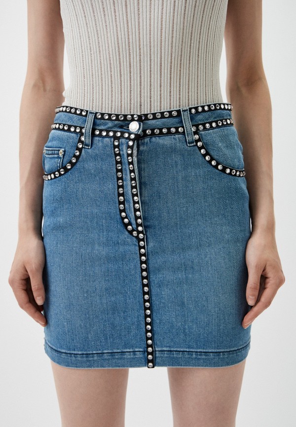 Moschino Юбка джинсовая - фото 4
