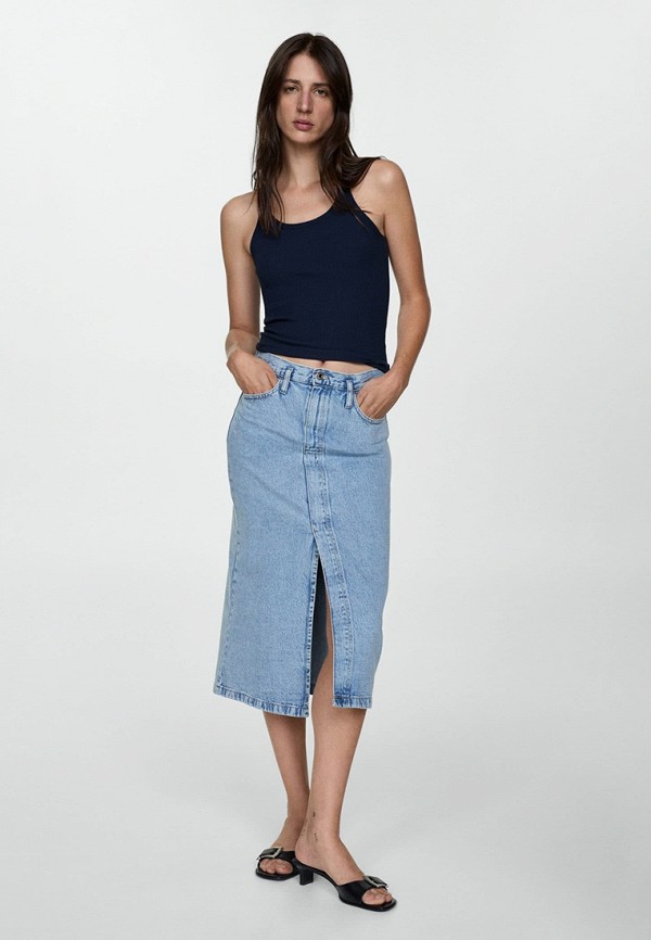 Mango Юбка джинсовая - SOLEIL - фото 2