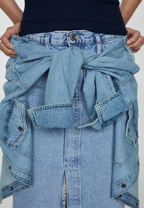 Mango Юбка джинсовая - SOLEIL - фото 6