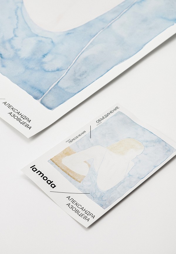 Lamoda Постер - Александра Азовцева "Реверанс Бродскому", 50х70 см - фото 2