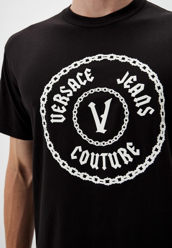Футболка Versace Jeans Couture, цвет: черный, RTLADP700001 — купить в ...
