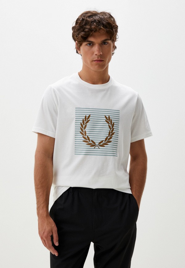 Fred Perry Футболка - STRIPED LAUREL WREATH - фото 1