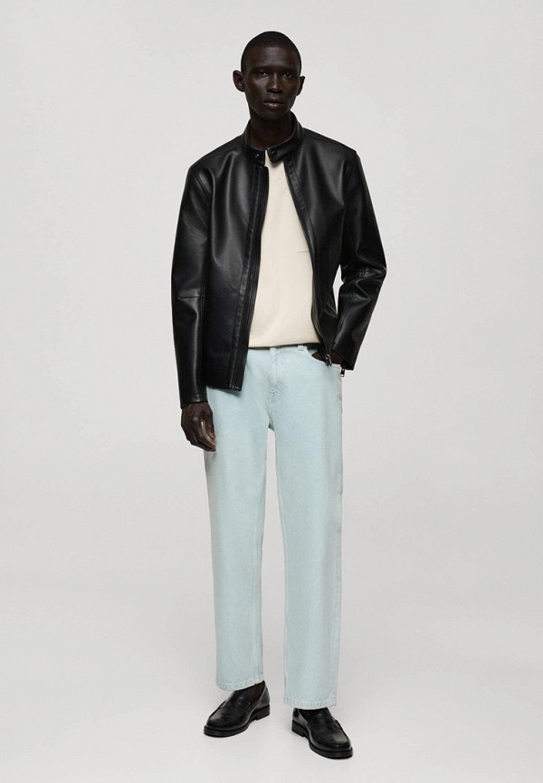 Mango Man Куртка кожаная - JOSENO - фото 2