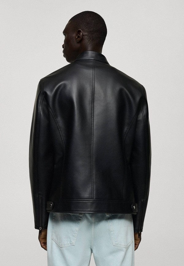 Mango Man Куртка кожаная - JOSENO - фото 3