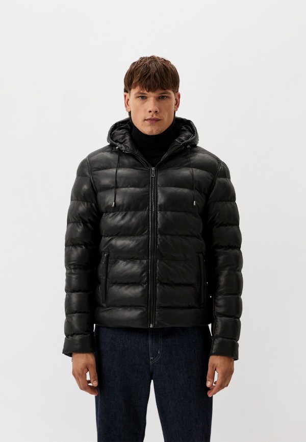 Serge Pariente Куртка кожаная утепленная - фото 1