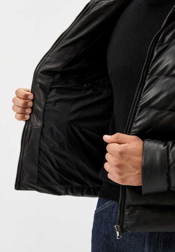 Serge Pariente Куртка кожаная утепленная - фото 5