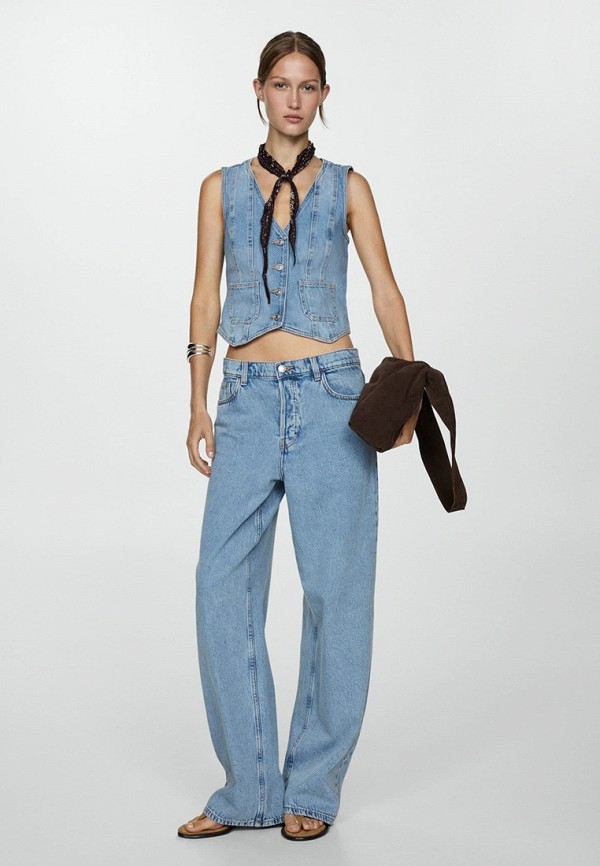 Mango Жилет джинсовый - FARAH - фото 1