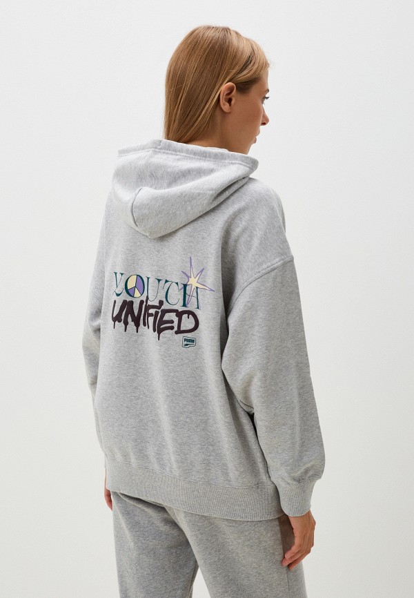 PUMA Худи - DOWNTOWN Oversized Graphic Hoodie TR - фото 3