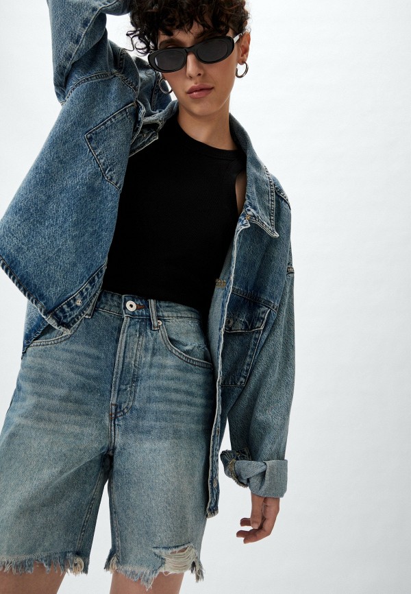 H&M Шорты джинсовые - фото 4