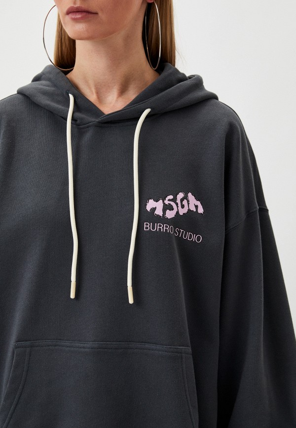 MSGM Худи - FANTASTIC GREEN - фото 4